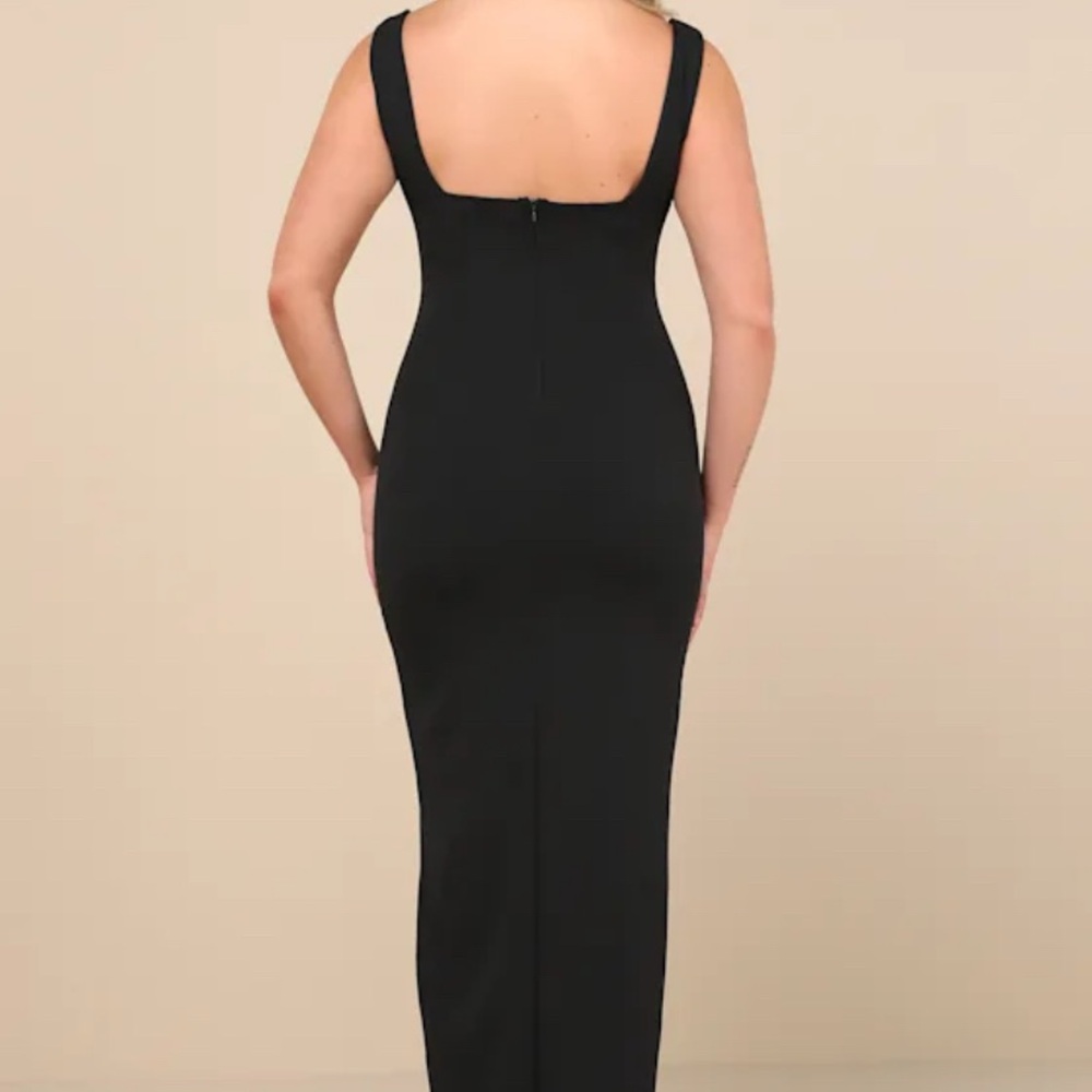 Lulu's Inspiring Allure Square Neck Column Maxi Dress - Picture 2 of 10